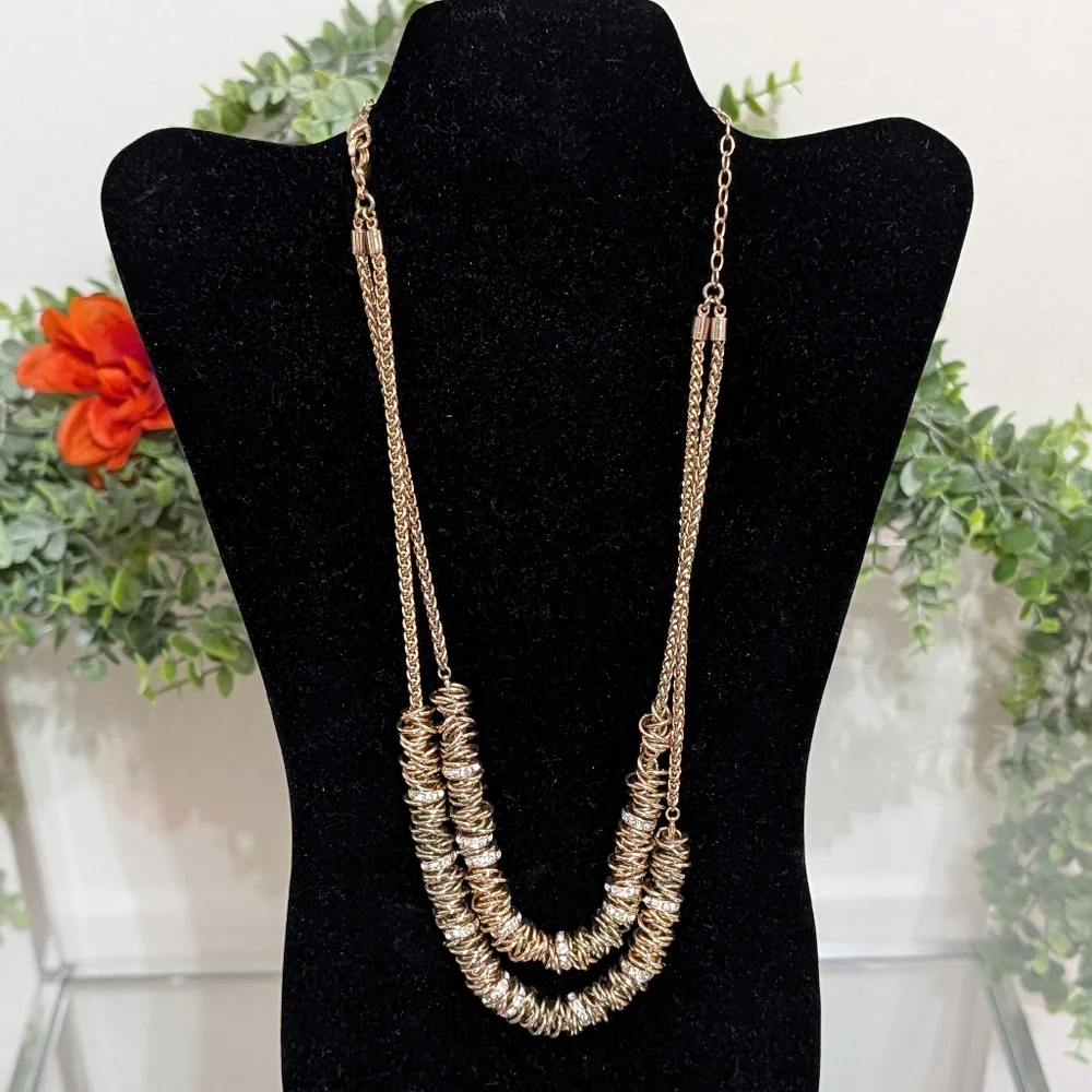 Gold and Silver Necklace‎
